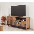 Comoda TV, Sapphire, Marina Mila, 160 x 76 x 45 cm, pal melaminat, maro