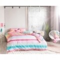 Lenjerie de pat pentru doua persoane Kimli Multi, Royal Textile, 100% bumbac