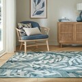 Covor de exterior Willow Outdoor Blue, Flair Rugs, 200x290 cm, polipropilena, albastru