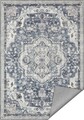 Covor antiderapant Vasagle Vintage, 160x230 cm, lavabil la masina, poliester, gri dove