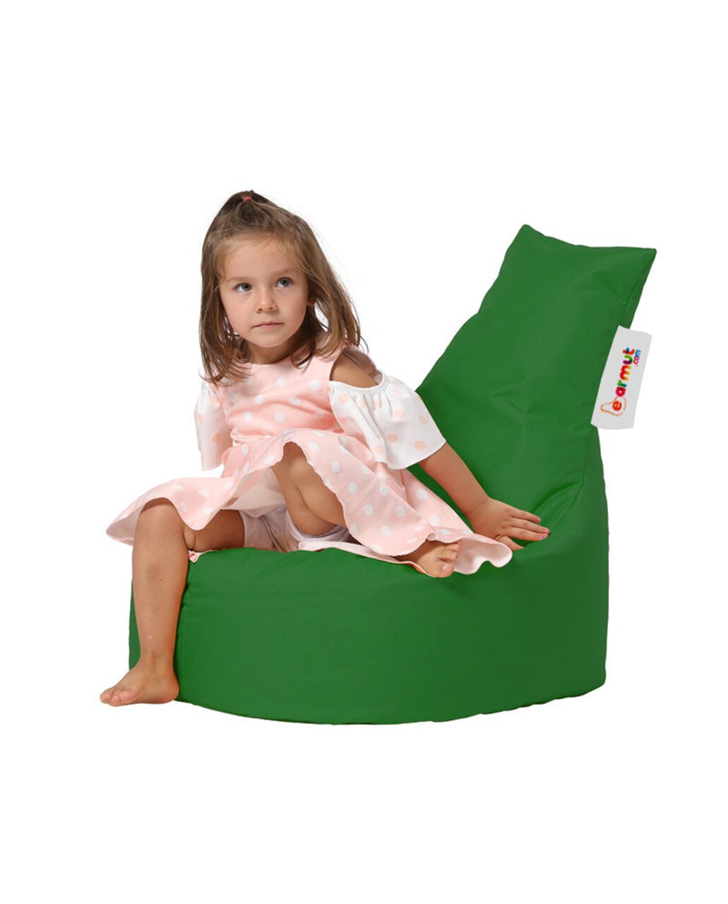 Fotoliu puf, Bean Bag Baton, Ferndale, 70 x 70 cm, poliester impermeabil, verde - 2 | YEO