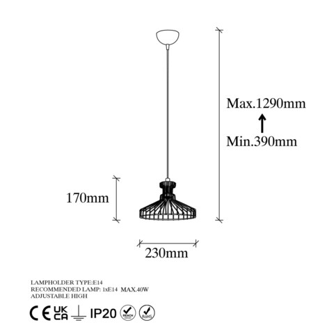 Lustra, Fulgor, 942FLG1439, Metal, Auriu