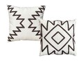 Set perne decorative	, Ethnic Pillow Set With İnsert, Bumbac, Maro