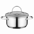 Set pentru gatit 12 piese BergHOFF, Essentials Comfort, inox 18/10, capac din sticla