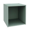 Raft modular Composite Cube, Bizzotto, 35x35x35 cm, PAL/MDF, verde sage