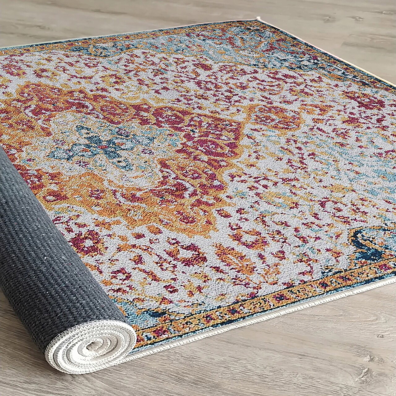 Covor, Woopamuk176, 120x180 cm, 70% bumbac/30% poliester, Multicolor - 2 | YEO