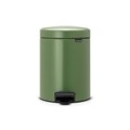 Cos de gunoi cu pedala, Brabantia, Icon Moss Green, 5 L, inox, verde