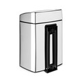 Cos de gunoi, Brabantia, Touch, 477201, 10 L, inox, argintiu