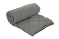 Pilota Alcam Damasc Grey 200x220 cm, umplutura cu lana, 300 g/mp