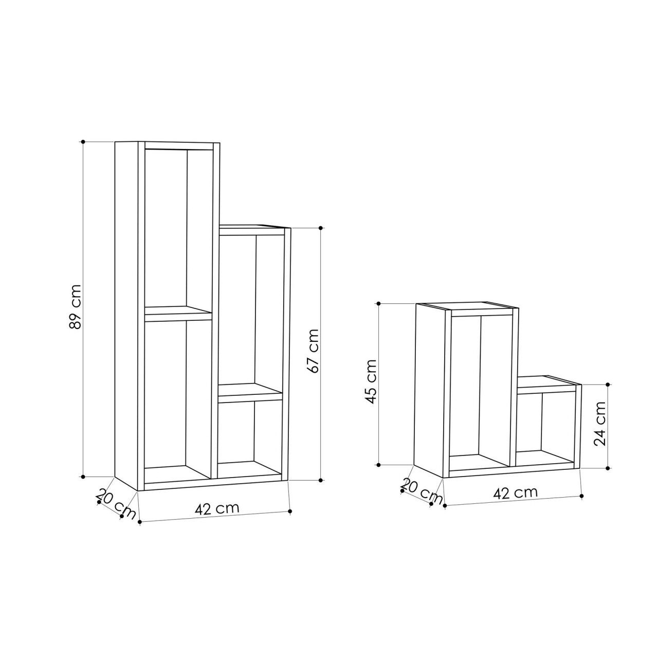 Raft Homitis, Sule - Oak - 3 | YEO