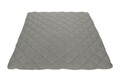 Pilota Alcam Damasc Grey 140x200 cm, umplutura cu lana, 300 g/mp