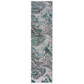 Covor Marbled Emerald, Flair Rugs, 60x230 cm, polipropilena/poliester, verde