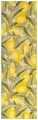 Covor pentru bucatarie Limoni, Decorino, 67x600 cm, poliester, galben