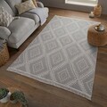 Covor Alix, Flair Rugs, 160x230 cm, bumbac, gri