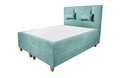 Pat matrimonial, Stockholm, Classic E, 180x200 cm, saltea tip Pocket, topper memory, Mint