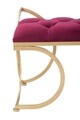 Bancheta Glam Luxy, Mauro Ferretti, 103x43x47 cm, catifea, bordo