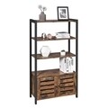 Biblioteca, Vasagle, 70 x 30 x 121.5 cm, fier/PAL, maro rustic