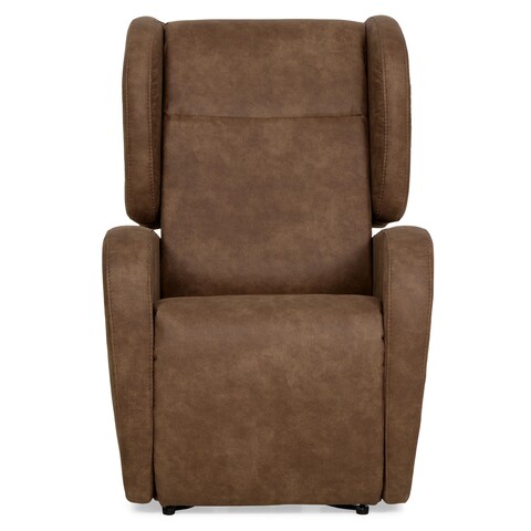 Fotoliu cu recliner electric, 2 motoare, Hercule, L.78 l.102 H.113, stofa, maro