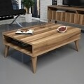 Masuta de cafea Best Walnut, Hommy Craft, 90x60x34,6 cm, aluna