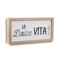 Decoratiune luminoasa  La Dolce Vita, Versa, 30x15 cm, MDF