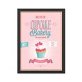 Tablou decorativ, Cupcake Bakery (55 x 75), MDF , Polistiren, Multicolor