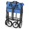 Carucior, Trolley, L.89 l.48 H.59/101.5, otel/poliester, negru/albastru