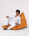 Fotoliu puf, Bean Bag Ferndale, Pyramid Bed, 145 cm, poliester impermeabil, portocaliu