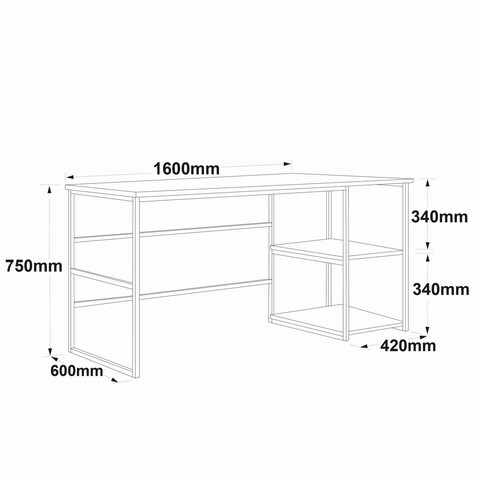 Birou, Locelso, VG28-A, 160x75x60 cm, Maro