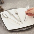 Set tacamuri, Karaca, 216KRC1271, 100% OTEL INOX / , Lingura de masa: 20 x 4,5 cm (6 bucati), Argintiu