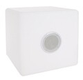 Lampa LED cu difuzor Bluetooth, Bizzotto Cube, 7 culori, cablu USB + telecomanda, 40x40x40 cm