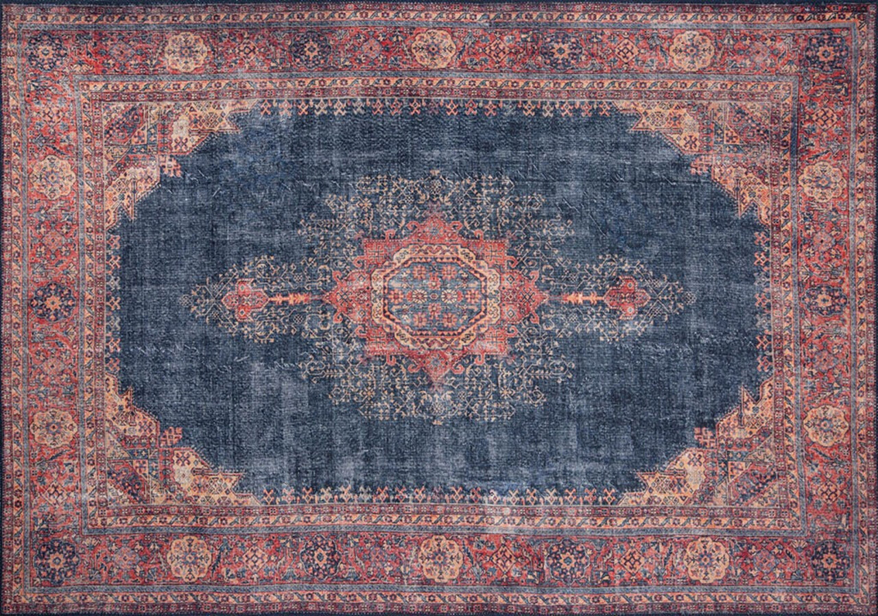 Covor, Dark Blue AL 26 , 230x330 cm, Poliester , Multicolor - 1 | YEO