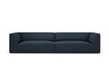 Canapea 4 locuri, Ruby, Micadoni Home, BL, 302x93x69 cm, poliester, albastru navy