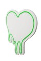 Decoratiune luminoasa LED, Melting Heart,  Benzi flexibile de neon, DC 12 V, Verde