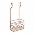 Suport sticle City Copper, Metaltex,  20x12x38 cm, plastic/metal/ invelis din polytherm, cupru