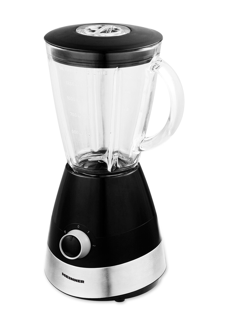 Blender de masa, Heinner, 550 W, 2 viteze, negru