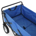 Carucior, Trolley, L.89 l.48 H.59/101.5, otel/poliester, negru/albastru