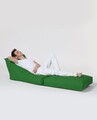 Fotoliu extensibil, Siesta, Ferndale Bean Bag, 55 - 180 cm, poliester impermeabil, verde