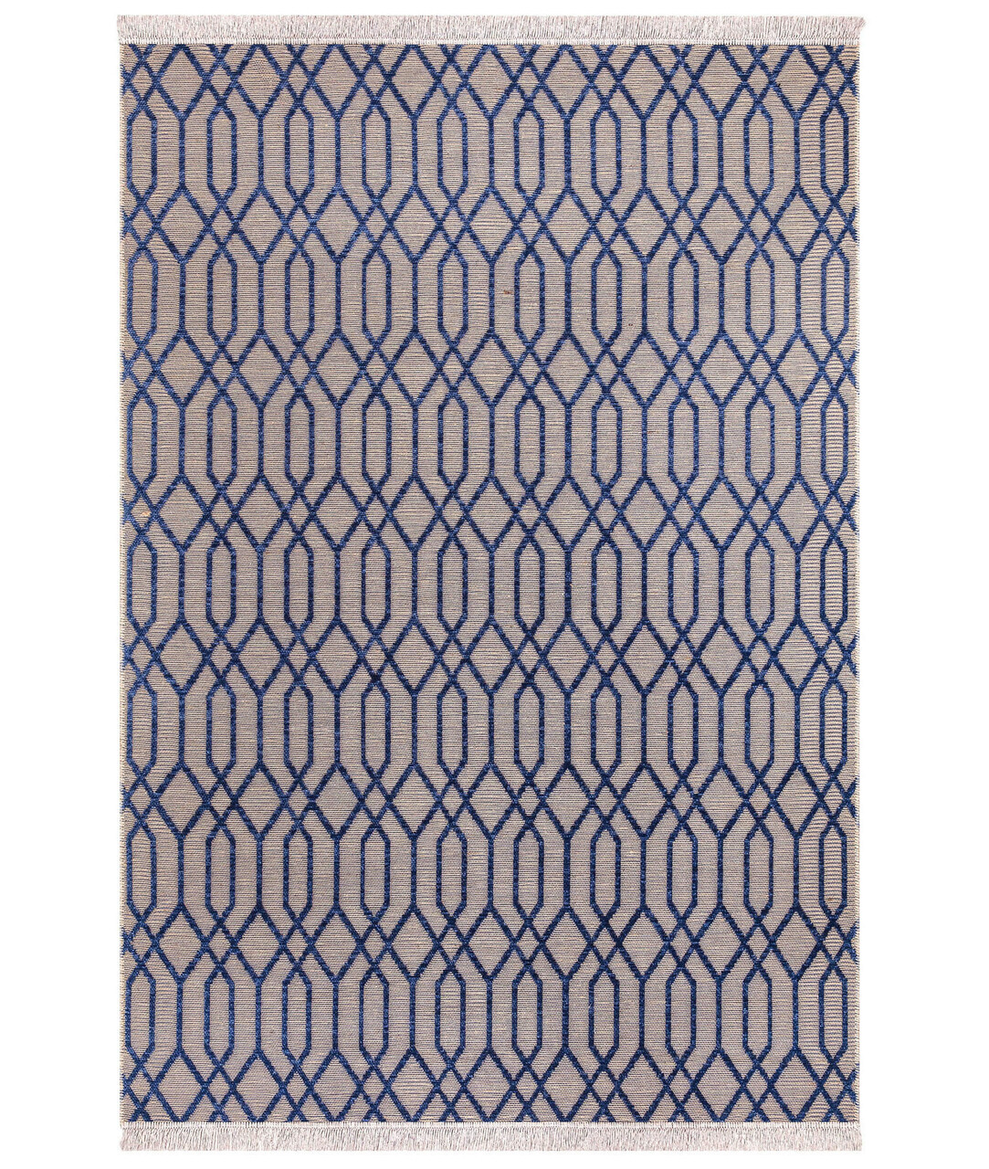 Covor, 23037A , 60x100 cm, 100% PENTRU IUTĂ/CHEN, Albastru navy - 1 | YEO