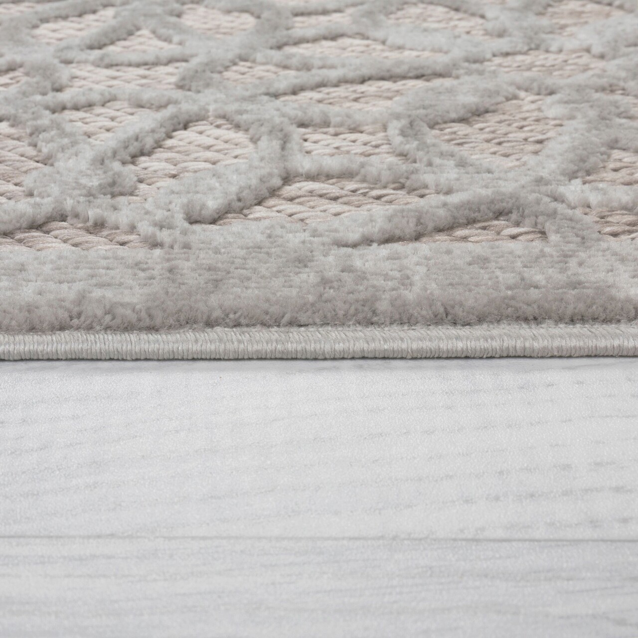 Covor Argento, Flair Rugs, 66x230 cm, polipropilena, argintiu