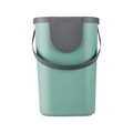 Cos de gunoi pentru colectare selectiva Albula, Rotho, 25 L, plastic, verde