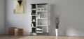 Corp biblioteca, Asse Home, Rosse  , 150x90x28 cm, Alb