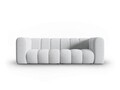 Canapea 3 locuri, Lupine, Micadoni Home, BL, 228x87x70 cm, poliester chenille, gri deschis