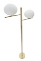 Lampadar Oval Glamy, Mauro Ferretti, 2 x E27, 40W, 51x24x180 cm, fier