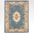 Covor Aubusson Blue, Flair Rugs, 150x240 cm, lana, albastru