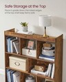 Corp biblioteca Vasagle, 70 x 24 x 190.5 cm, PAL, maro rustic