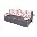 Canapea extensibila Alfi Grey 192x80x77 cm cu lada de depozitare, Roses Flower