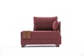 Fotoliu Fly Armchair Right, Balcab Home, 100x80x75 cm, lemn, rosu