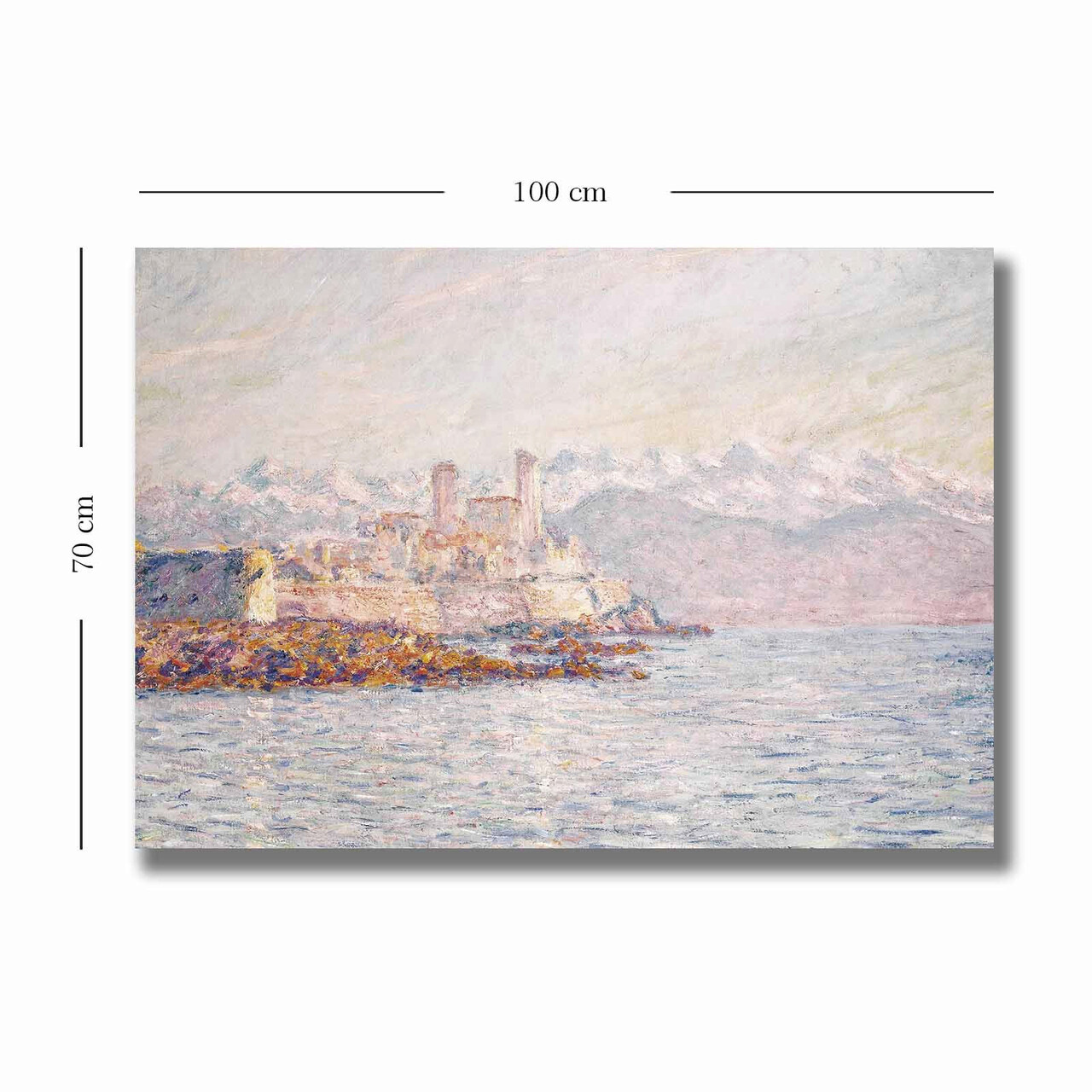 Tablou decorativ, 70100MONET026, Canvas, Lemn, Multicolor - 2 | YEO