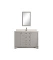 Set mobilier de baie (2 piese), Jussara, Yellowstone 48, Gri