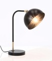 Lampa de masa Glasgow, Bizzotto, 32.5x20x41 cm, 1 x E27, 25W, otel, negru